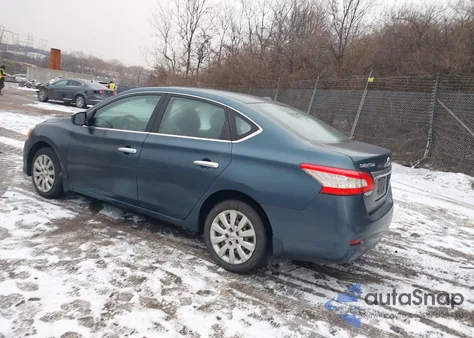 2015 Nissan Sentra Sv from USA, damaged, VIN 3N1AB7AP0FY233686